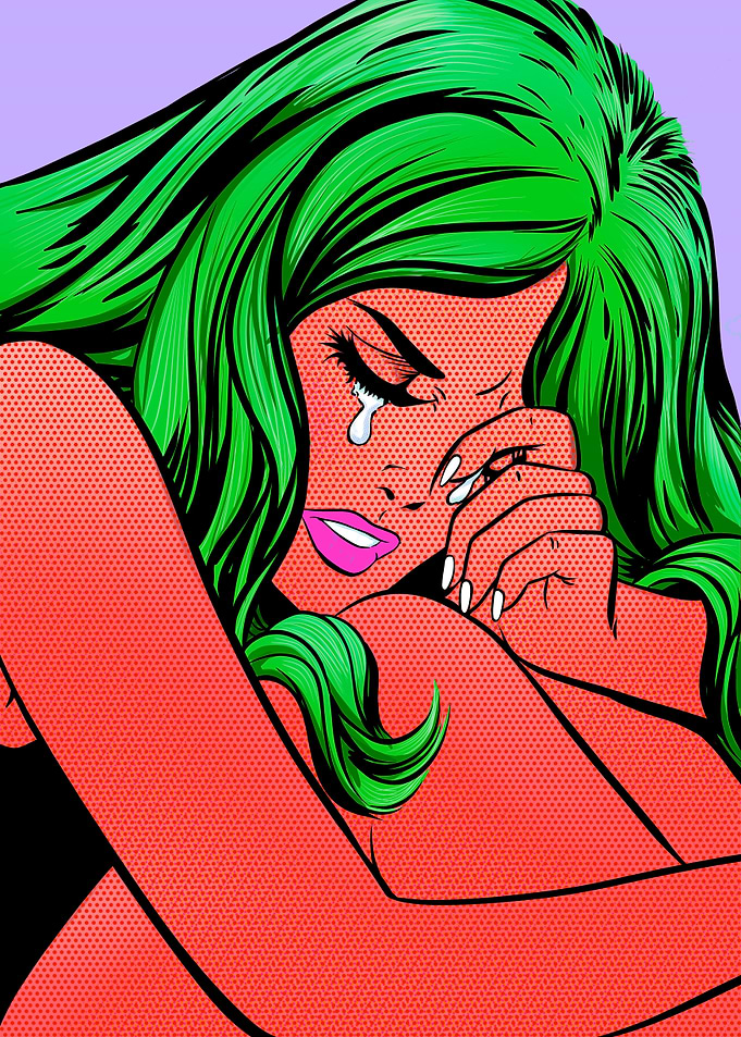 Crying Woman RG