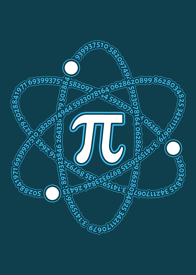 Pi Symbol Orbit 3.14 Happy