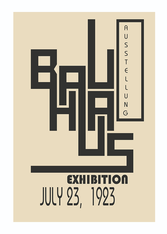 Bauhaus Exhibition Poster