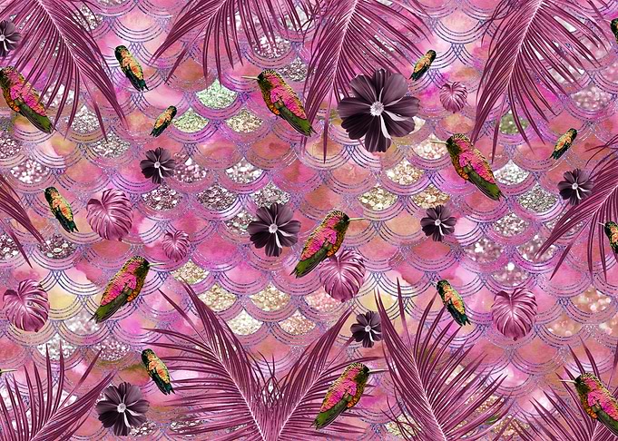 Tropical Jungle Scales Glam 1