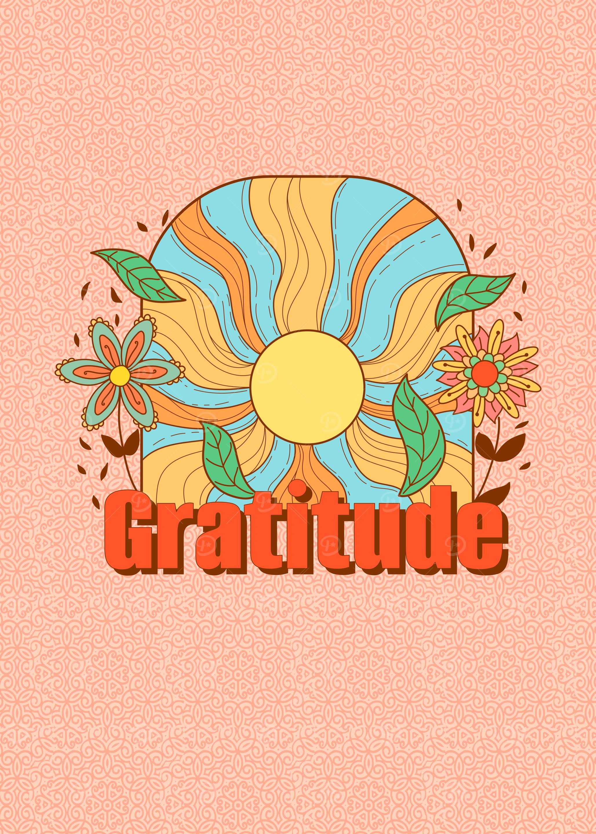 Gratitude Sunburst