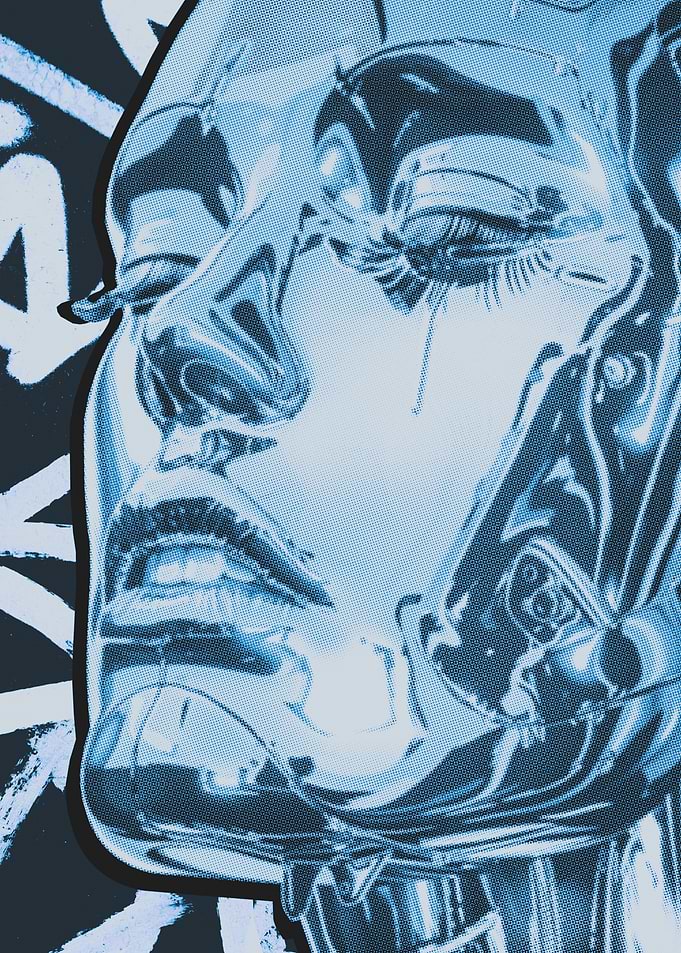 Cyberpunk Woman Portrait