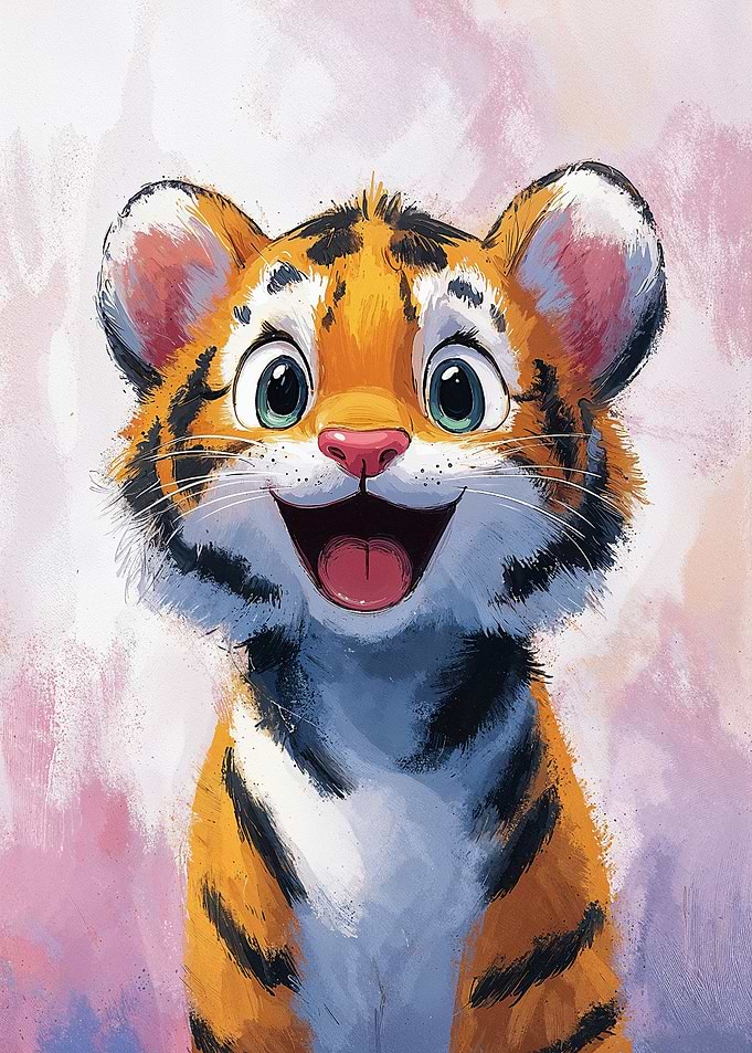 Cute Tiger Cub
