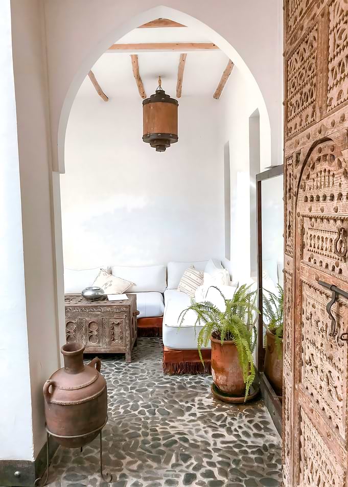 Moroccan Courtyard Interior