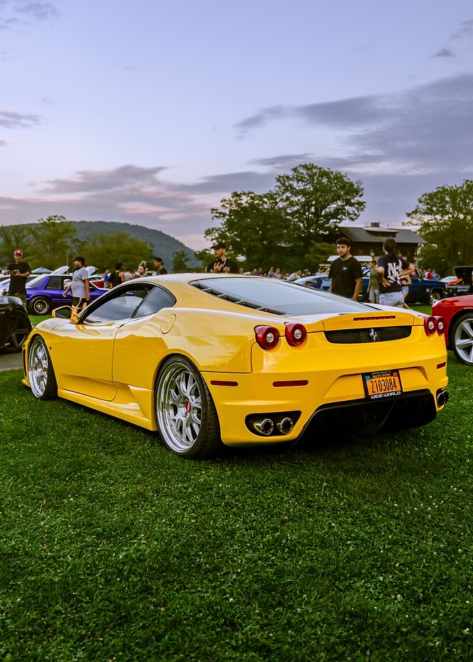 Yellow Ferrari 360 Modena