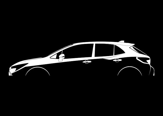 Corolla XSE Hatchback (E210) Silhouette