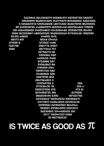 Tau Is Twice As Good As Pi