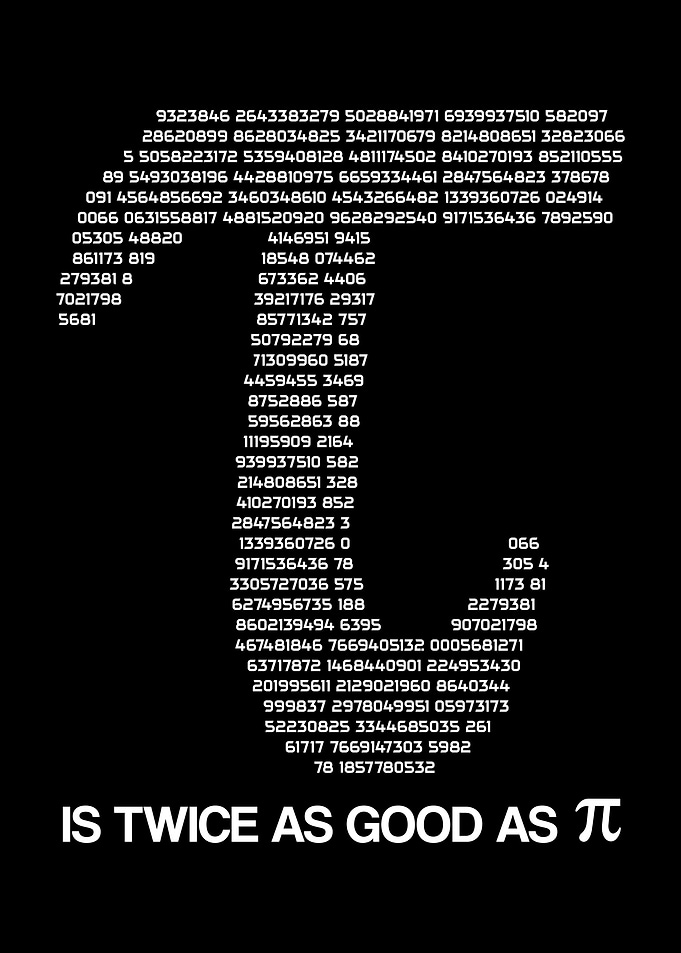 Tau Is Twice As Good As Pi