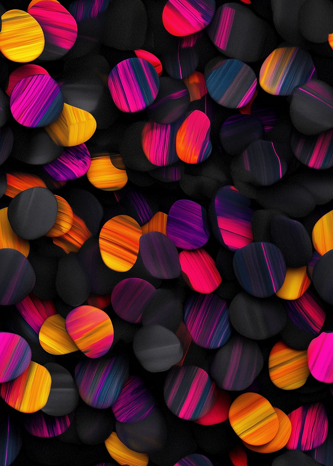 Abstract Colorful Circles