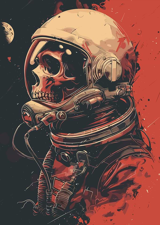 Astronaut Skull