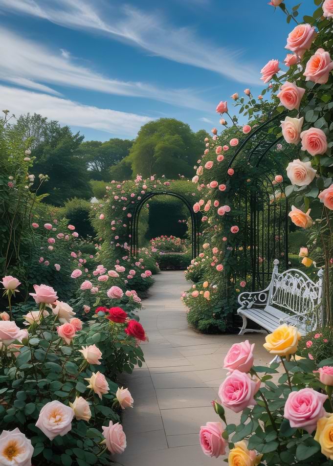 Rose Garden Path