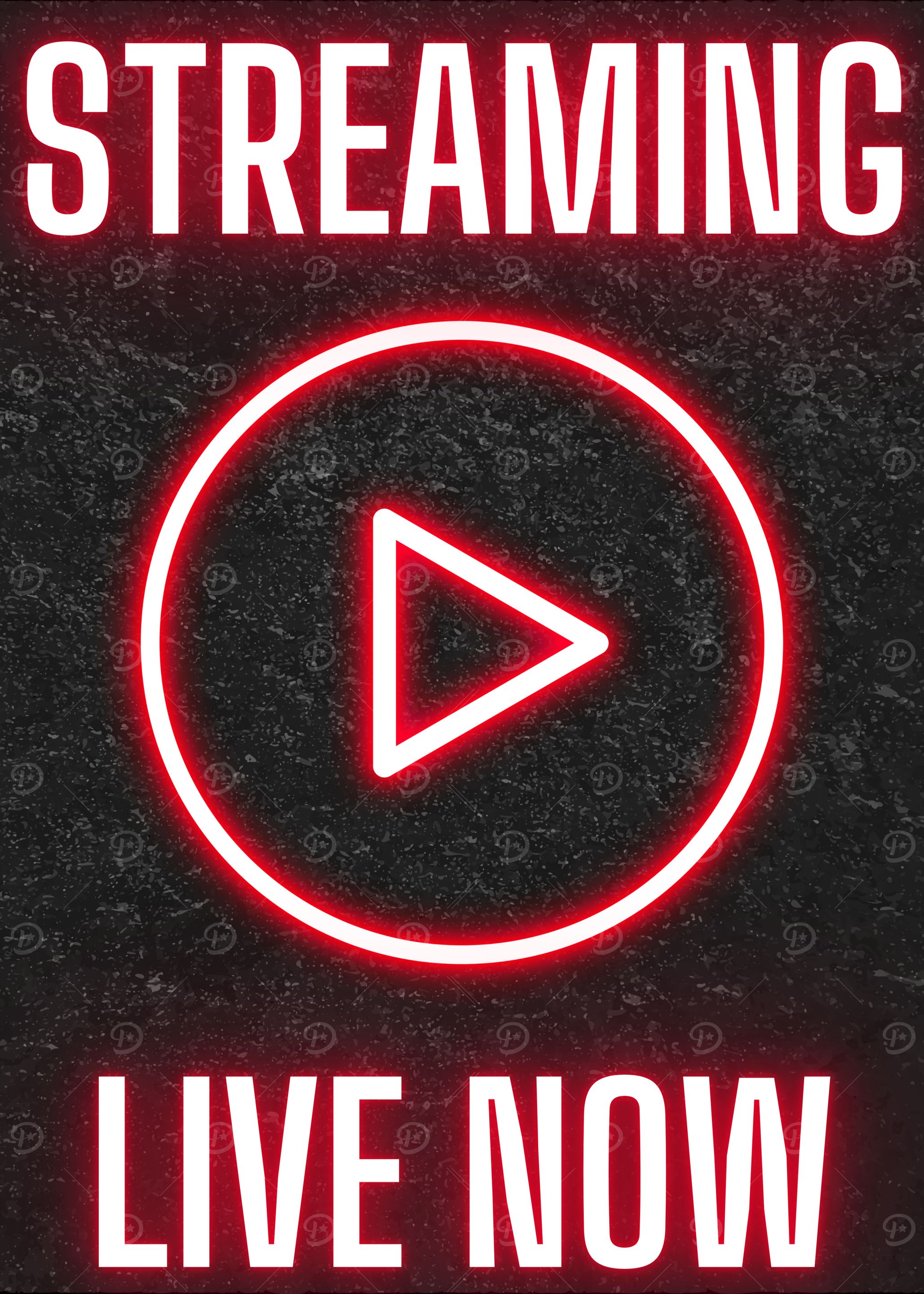 Streaming Live Now Neon Sign