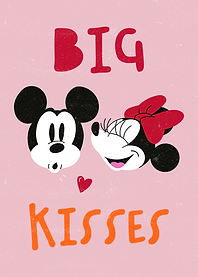 Mickey Minnie Big Kisses