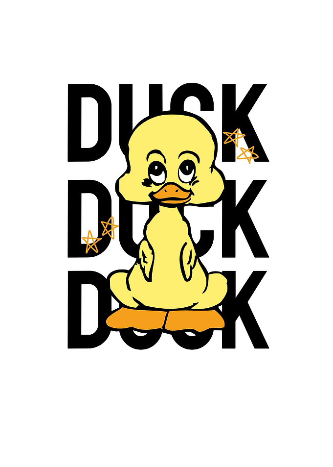 Cute Duck Illustration