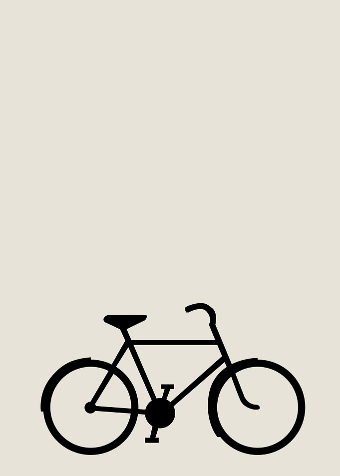 Black Bicycle Silhouette
