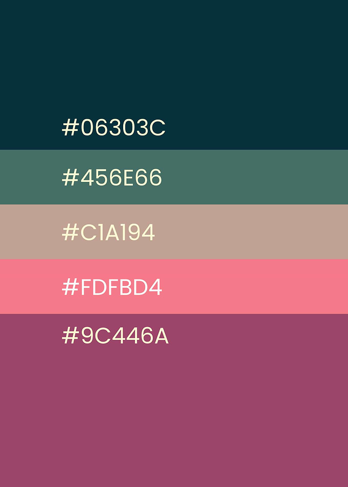 Color Palette Hex Codes