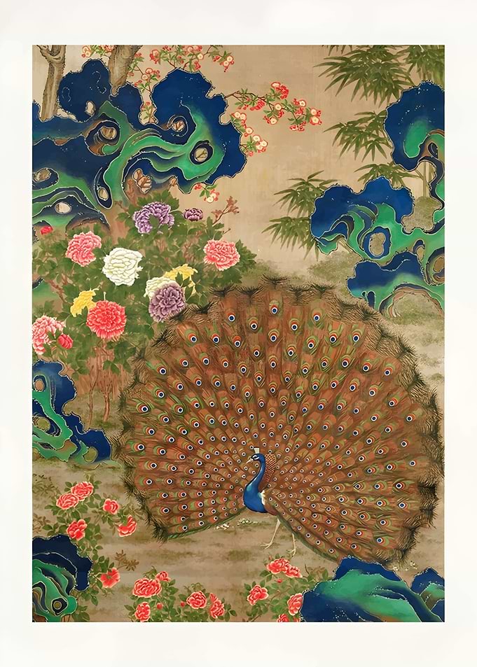 Peacock in Bloom