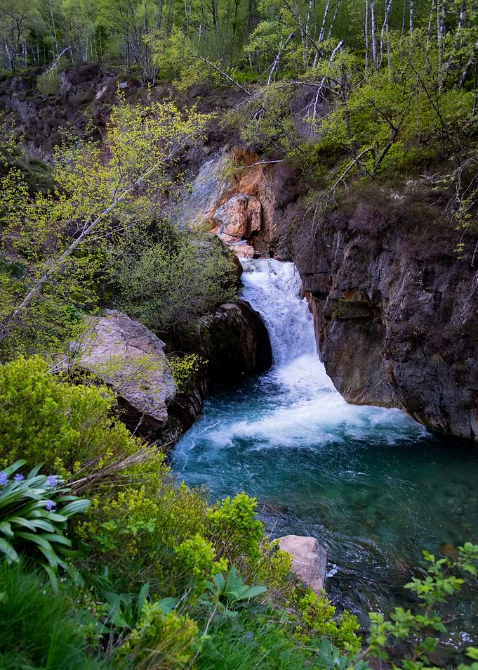 Secluded waterfall