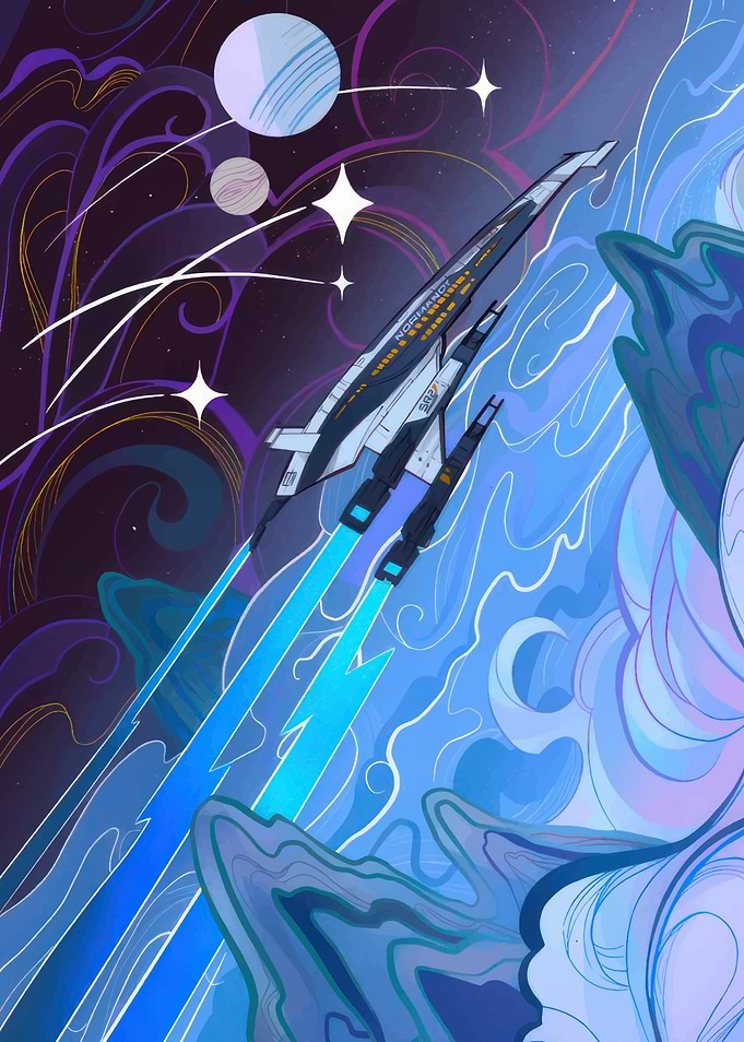Starship in Space