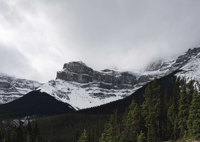 Snowy Mountain Range