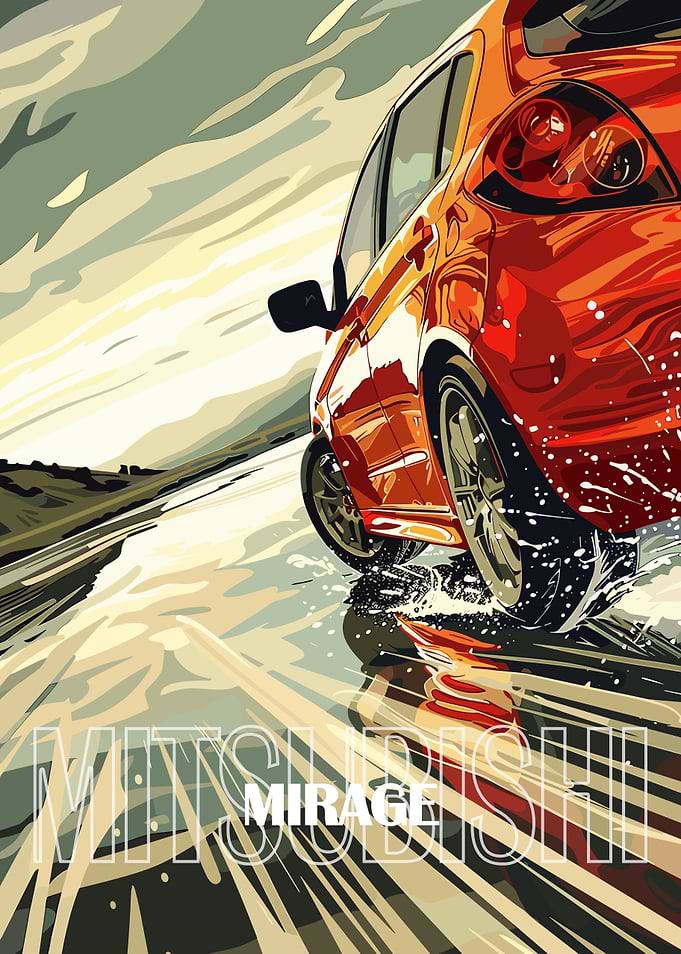 Mitsubishi Mirage Car Ad
