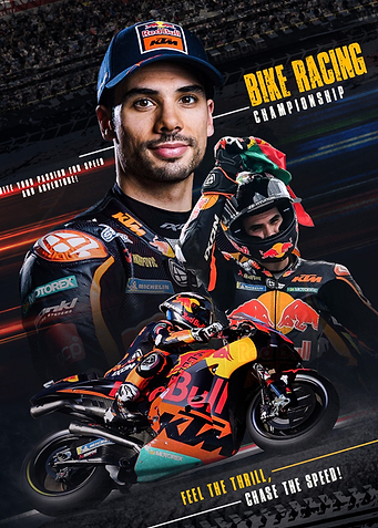miguel oliveira Racing Poster
