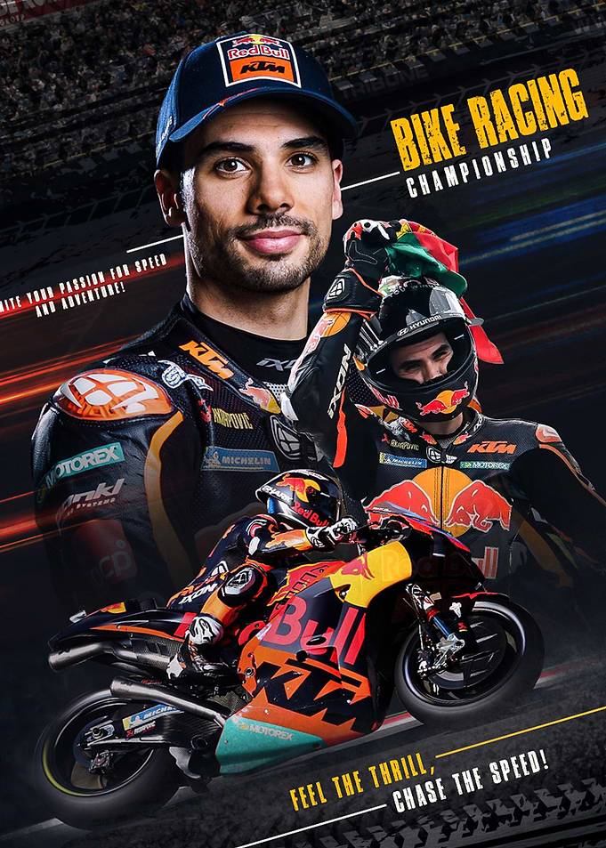 miguel oliveira Racing Poster