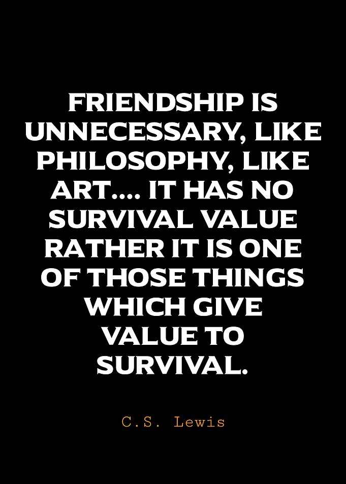 C.S. Lewis Quote on Friendship