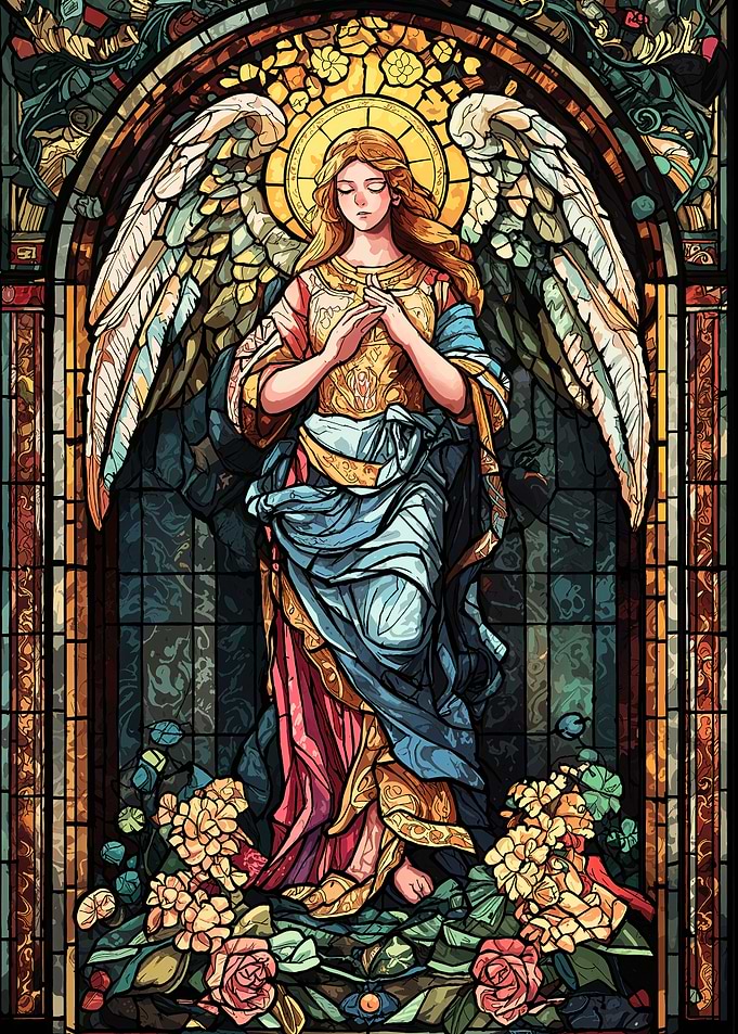 Stained Glass Angel