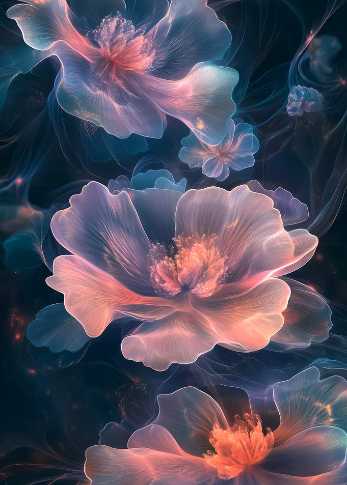 Abstract Floral Art