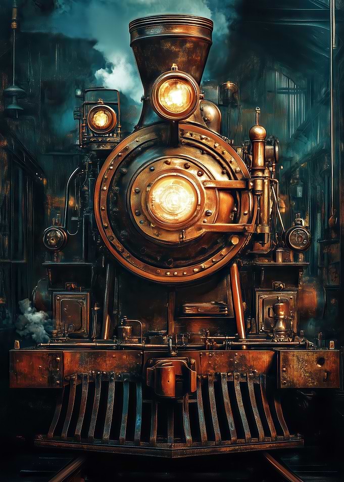 Vintage Steam Locomotive