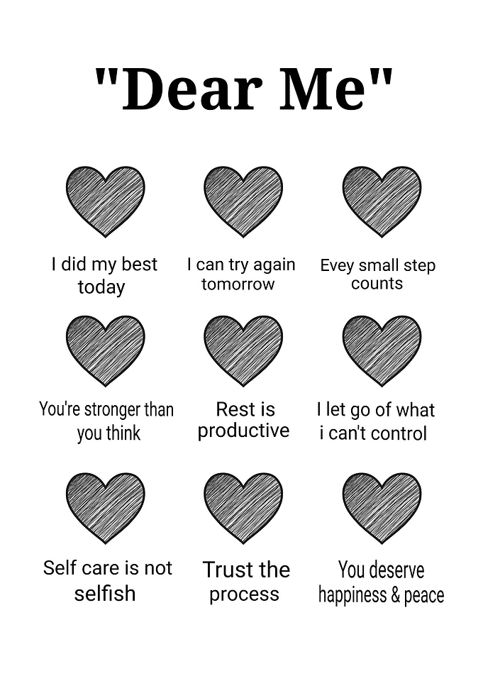 Dear Me Affirmations