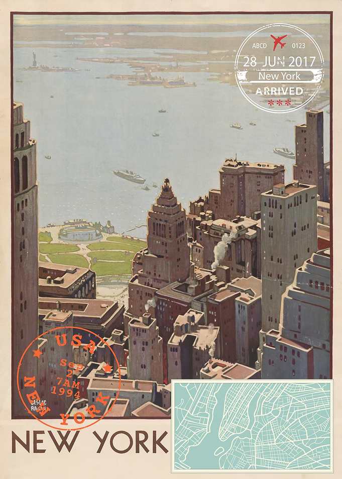 Vintage New York City Poster