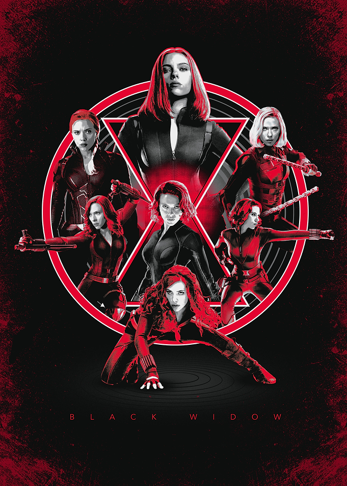 Black Widow Collage