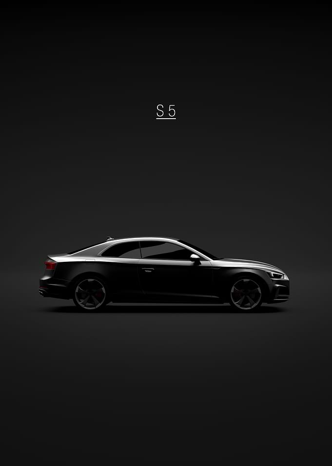 Black Audi S5 Coupe 2017