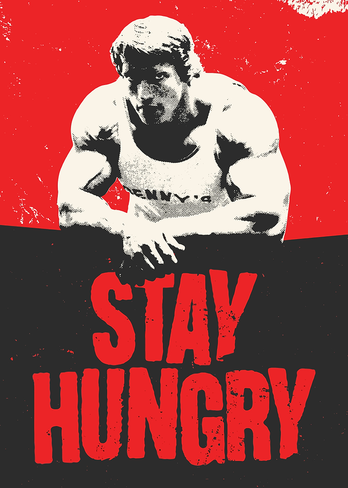 Stay Hungry Motivational Poster