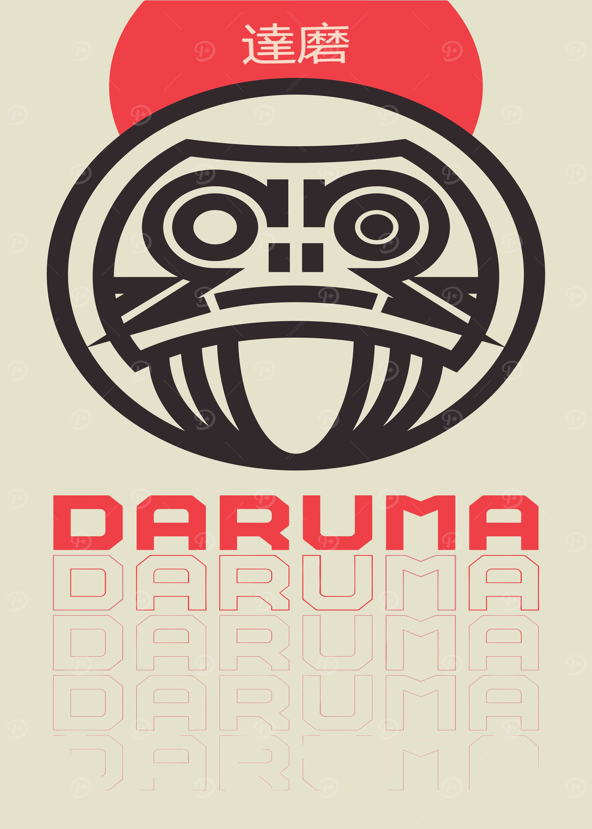 Daruma Japanese Good Luck Charm