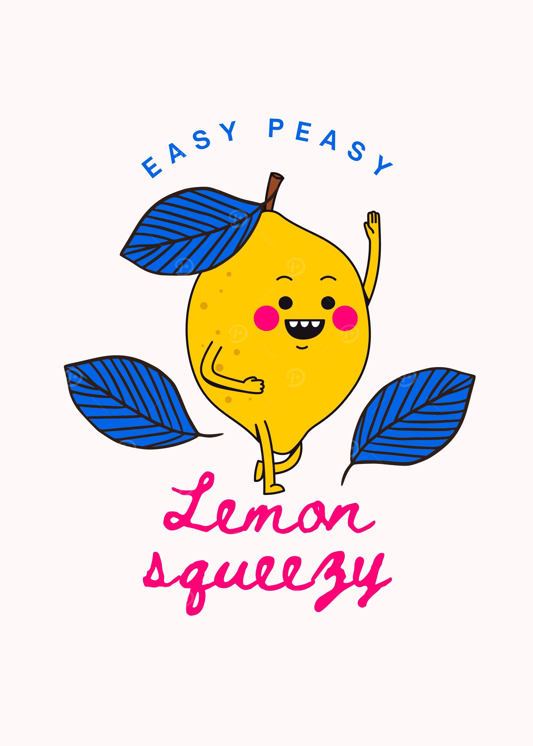 Cute Lemon Character