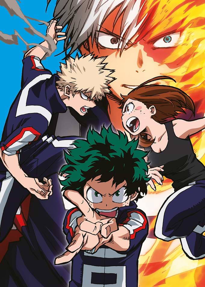 Deku, Bakugo, and Uraraka