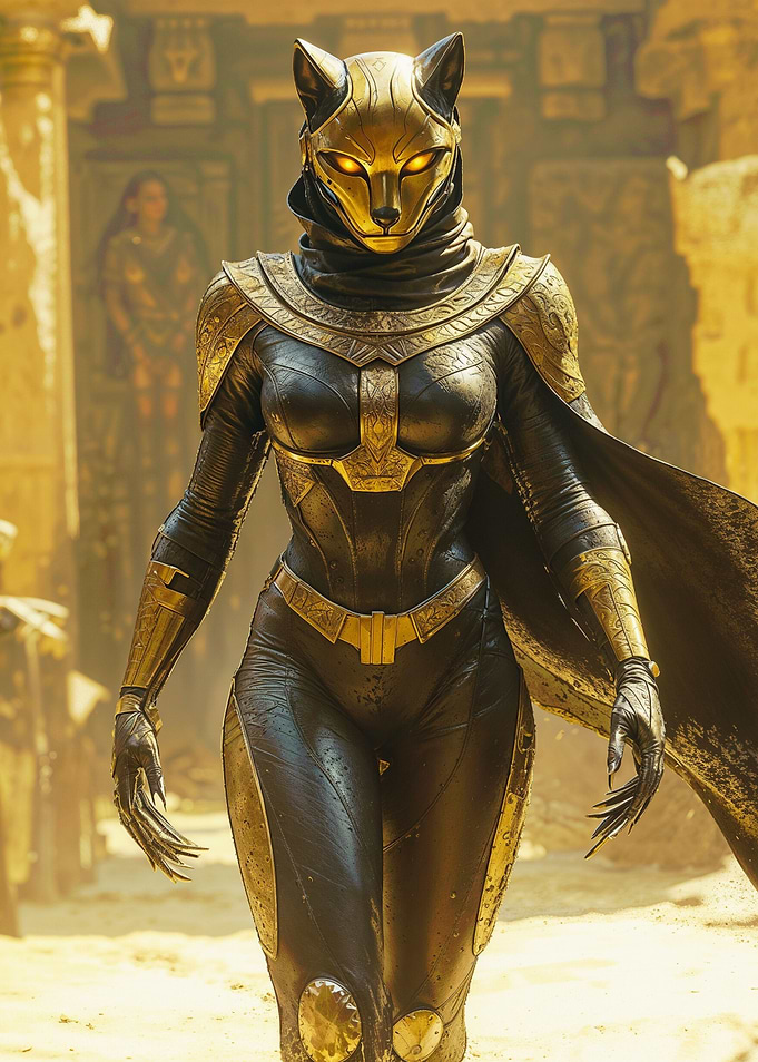 Golden Cat Warrior