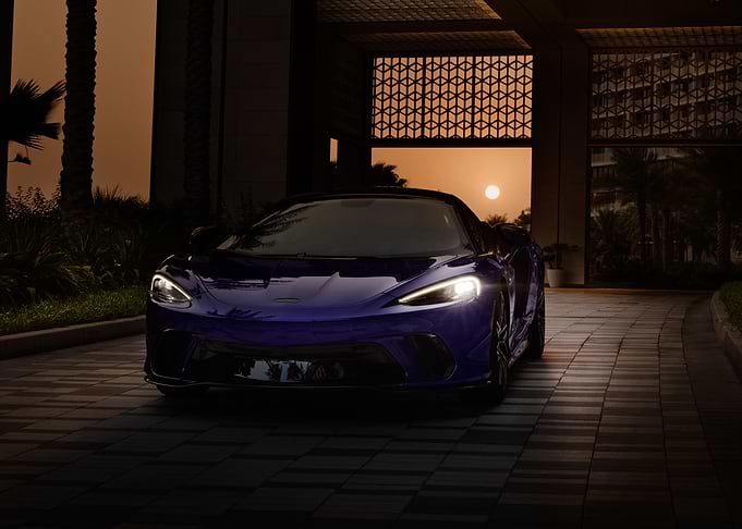 Purple McLaren 765LT