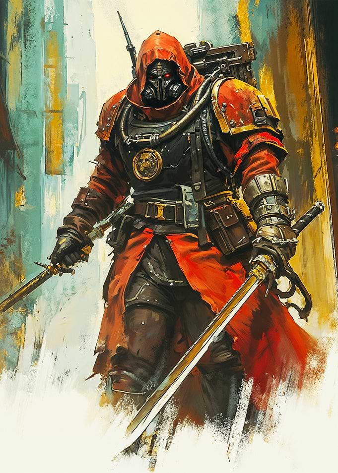 Cyberpunk ninja