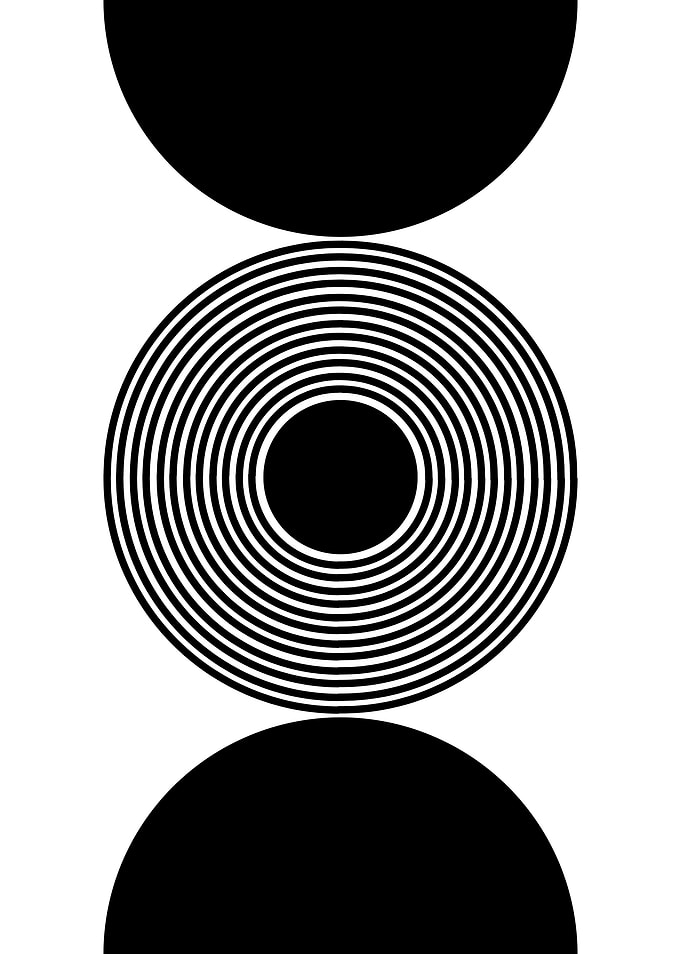 Black and White Circles