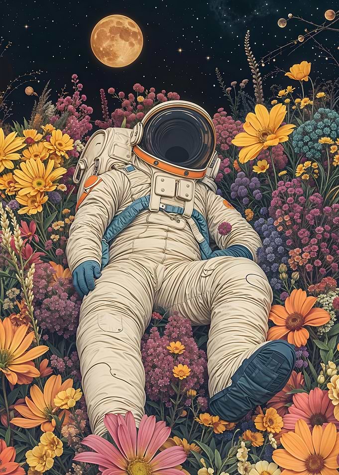 Cosmic Rest in a Space Garden
