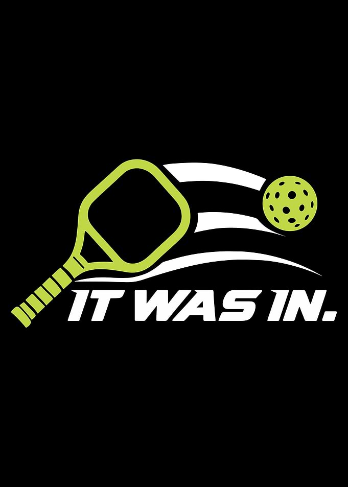 it was in funny pickleball sport lovers player paddle cute design cool bat and ball graphic