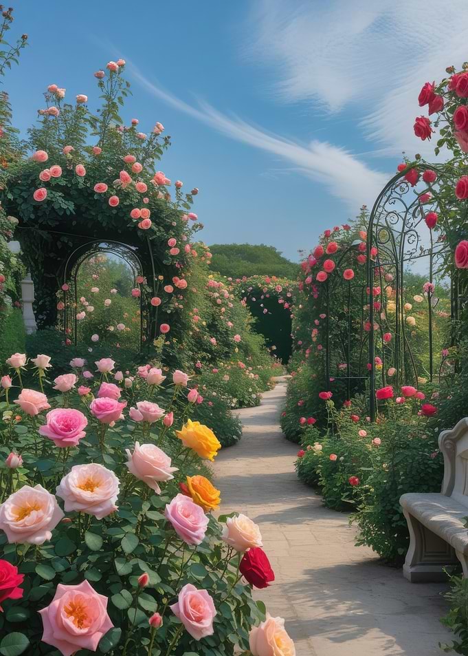 Rose Garden Path