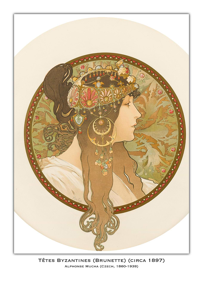 Byzantine Heads (Brunette)
