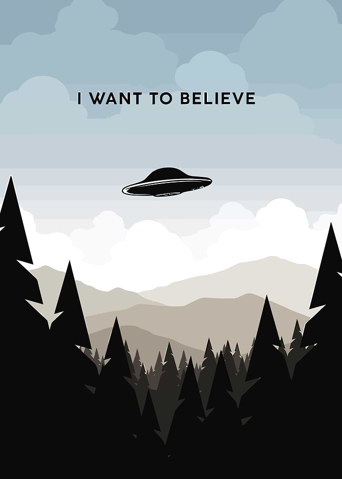 UFO in the Forest