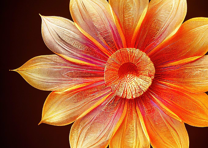 Golden Flower Close-up