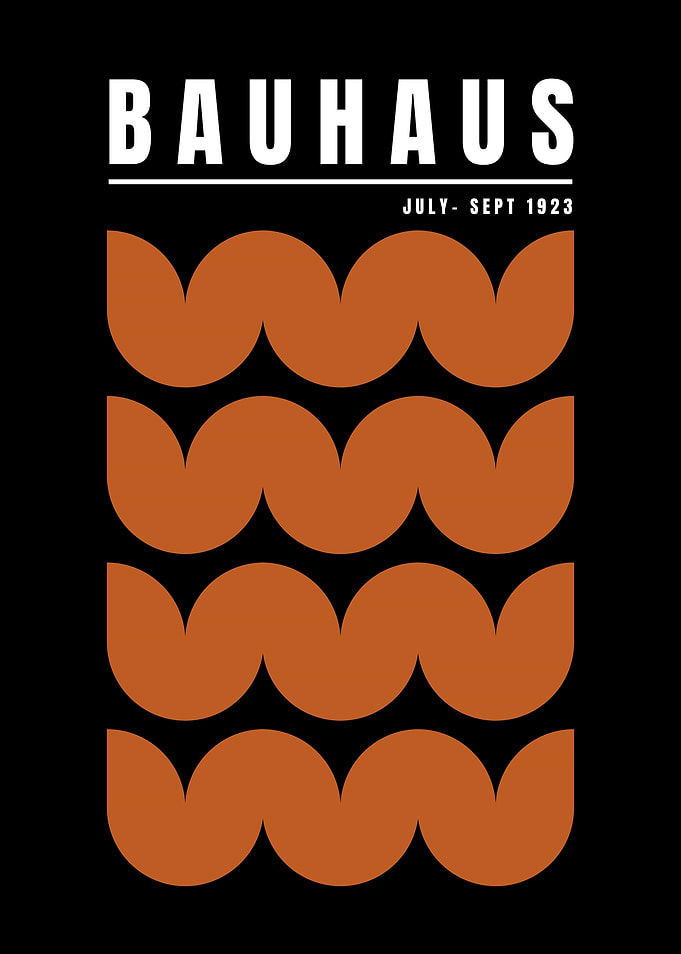 Bauhaus Geometric Pattern